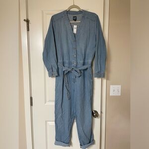 Gap denim jumpsuit.